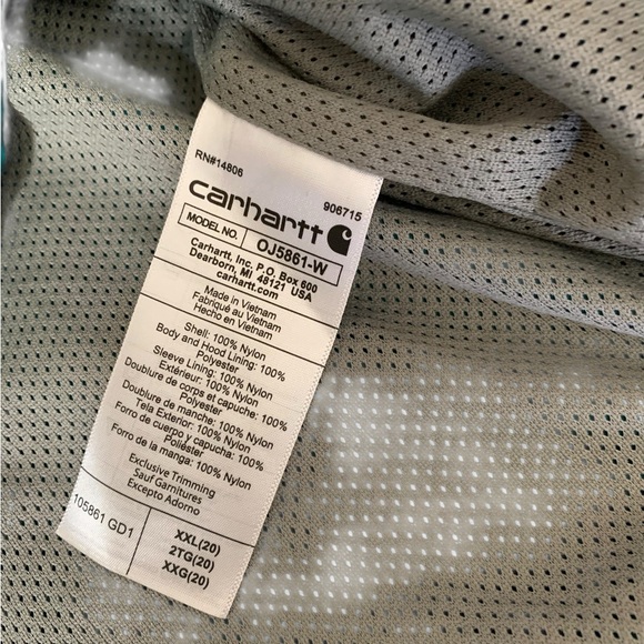 RAIN DEFENDER® LOOSE FIT LIGHTWEIGHT PACKABLE ANORAK (best for XL read desc.) - Picture 7 of 12